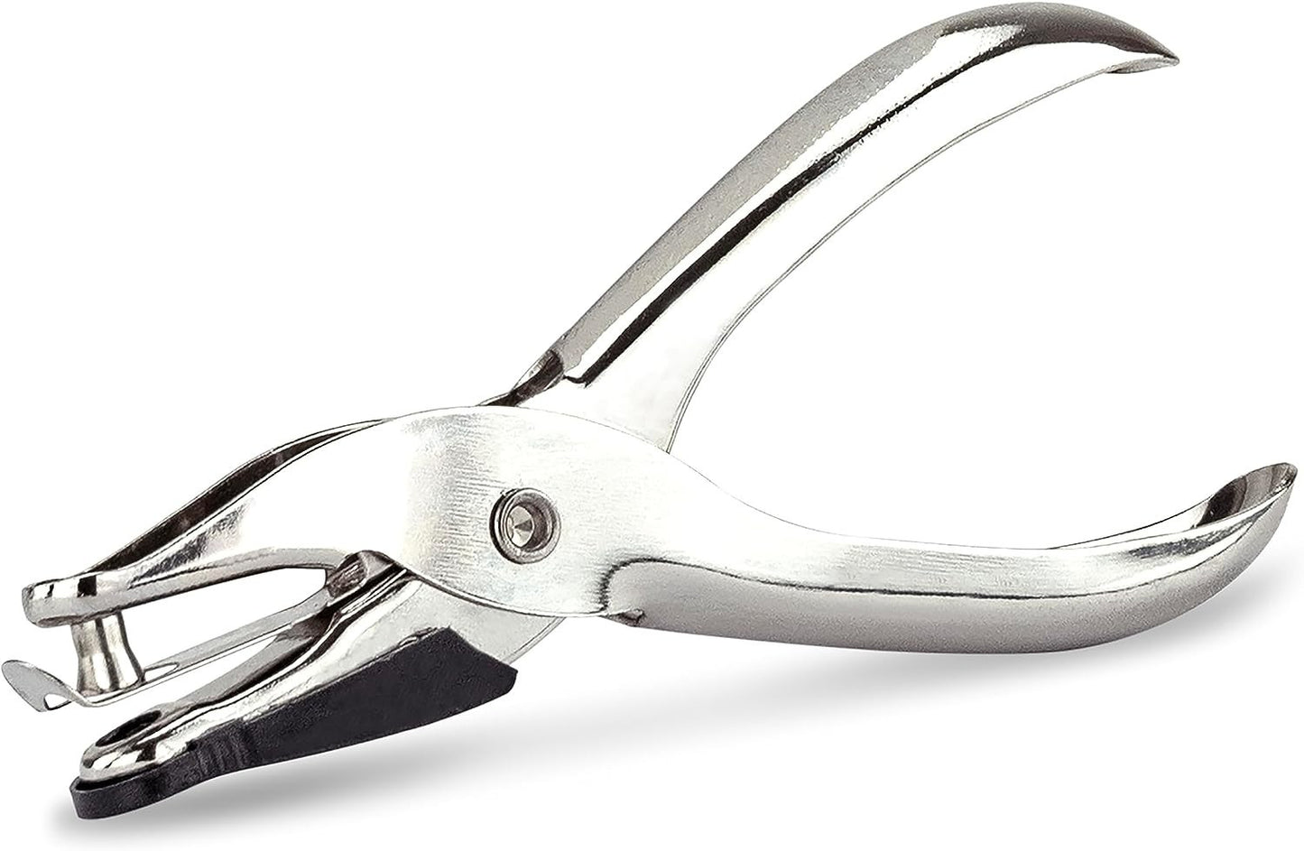 Perforateur - 1 trou - Pince métal - Perfore 10 feuilles - Argent - Rapesco