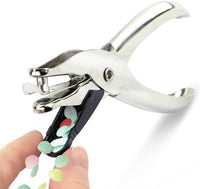 Perforateur - 1 trou - Pince métal - Perfore 10 feuilles - Argent - Rapesco