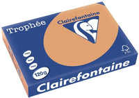 Ramette de papier - A4 - Caramel - 120g - Impression - 250 feuilles - Clairefontaine Trophée