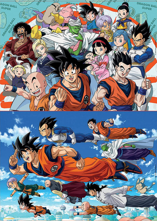 Puzzle - Dragon Ball Z - 2 modèles de 100 pièces - Enfant dès 6 ans