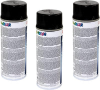 3 bombes peinture rallye noir brillant - 400 ml - Dupli-Color