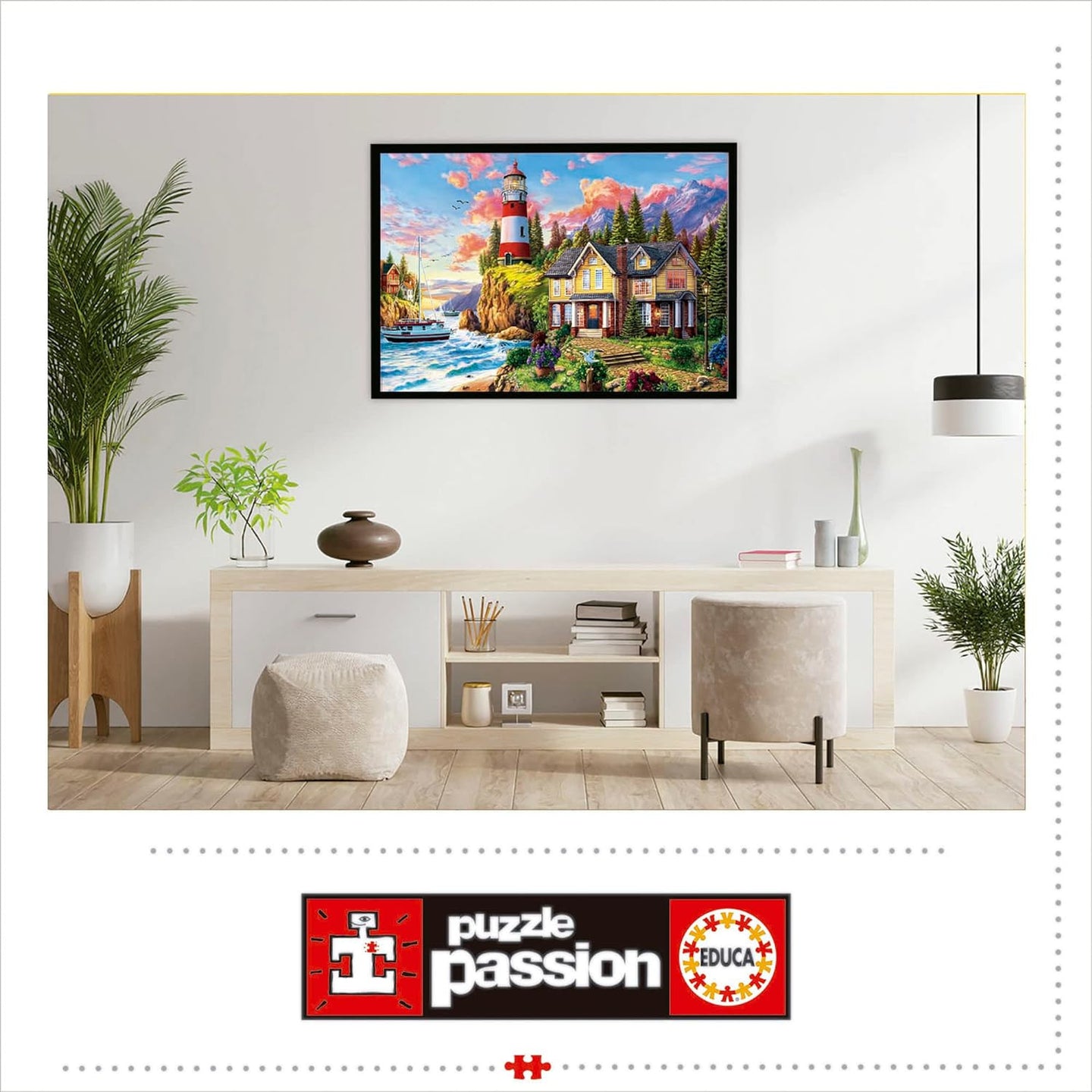 Puzzle - 3000 pièces - Phare près de l'océan - 120x85cm - Educa