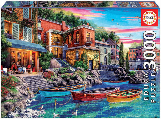 Puzzle - 3000 pièces - Coucher de soleil à Côme - 120 x 85 cm - Educa