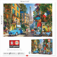 Puzzle - 4000 pièces - Les rues de Paris - 136x96cm - Educa