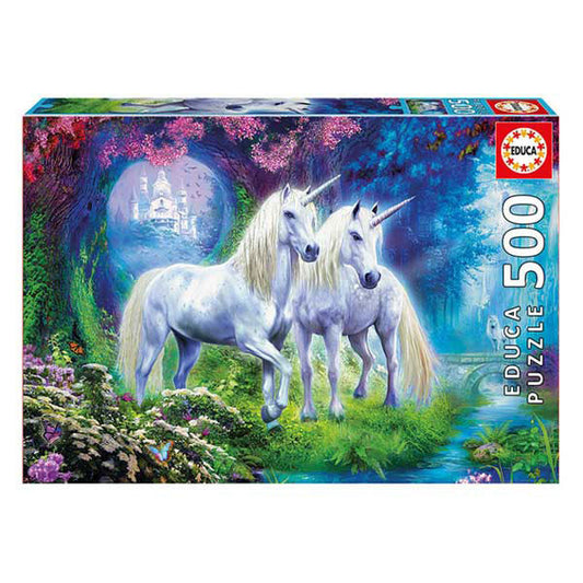 Puzzle Des licornes dans la forêt 500 pièces - Educa