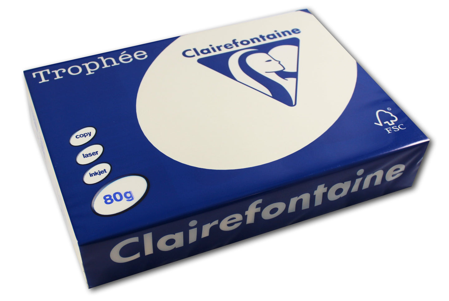 Ramette de papier - A4 - Ivoire - Pastel - 80g - 500 feuilles - Clairefontaine Trophée