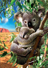 Puzzle - 500 pièces - Koala et son petit - 34 x 48 cm - Educa