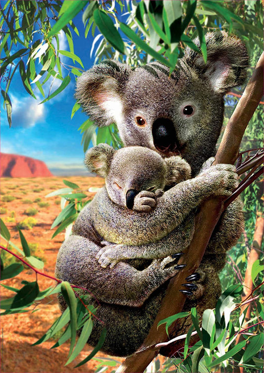 Puzzle - 500 pièces - Koala et son petit - 34 x 48 cm - Educa