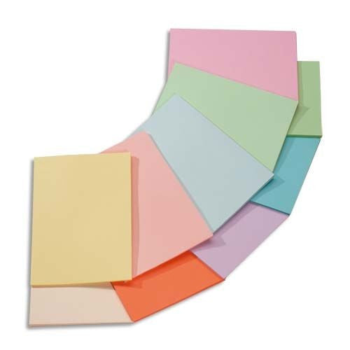 Ramette de papier - A4 - Couleurs pastels - 80g - 500 feuilles - Clairefontaine Trophée