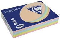 Ramette de papier - A4 - Couleurs pastels - 160g - Impression - 500 feuilles - Clairefontaine Trophée