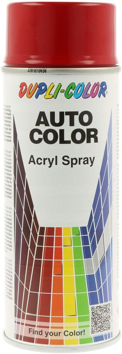 Bombe de peinture acrylique - Carrosserie - Rouge - Duplicolor - 150 ml