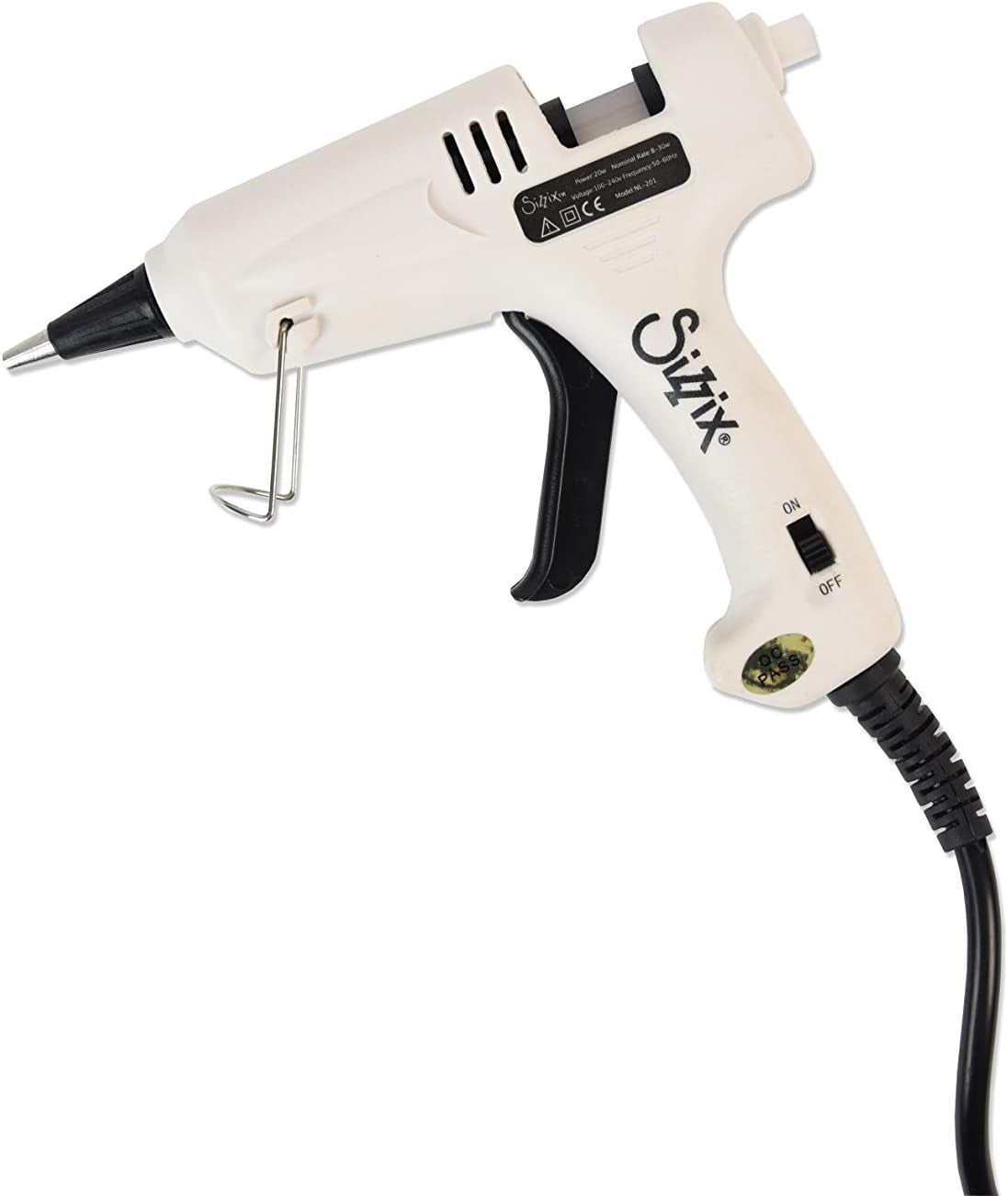 Pistolet à colle - Scrapbooking - Loisirs créatifs - Rechargeable avec bâton 7mm - Sizzix