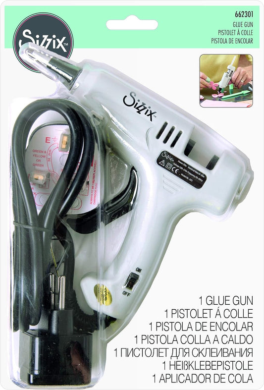 Pistolet à colle - Scrapbooking - Loisirs créatifs - Rechargeable avec bâton 7mm - Sizzix