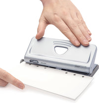 Perforateur - 6 trous - Pour agenda - Jusqu'à 10 feuilles - Argent - Métal - Rapesco