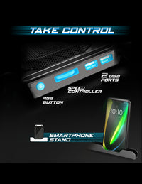 Refroidisseur - Pour ordinateur portable - Compatible de 10 à 17 pouces - Rétroéclairé - Spirit of Gamer - AIRBLADE 700