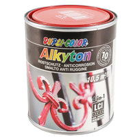 Pot de peinture anticorrosion - Rouge - RAL 3020 - Alkyton - Duplicolor - 750 ml