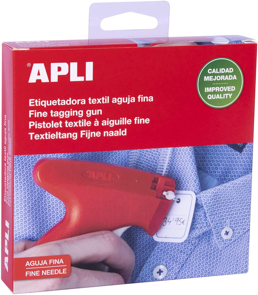 Pistolet textile à aiguille fine pour étiqueter vêtements fins délicats Apli