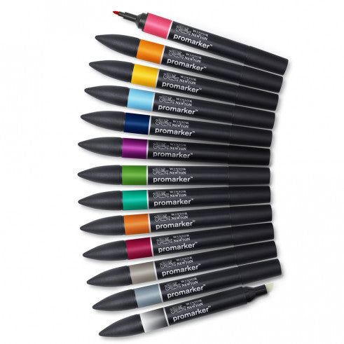 Pochette de Feutres Promarker 12+1 Tatouage - Winsor et Newton