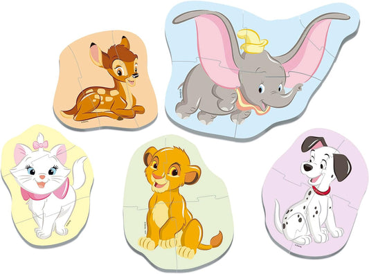 Puzzle - Disney - Enfant - Dès 24 mois - 5 modèles - 3 à 5 pièces - Educa