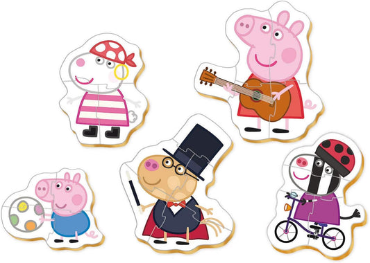 Puzzle - 3, 4 et 5 pièces - Peppa Pig - Enfant - Dès 24 mois - Educa