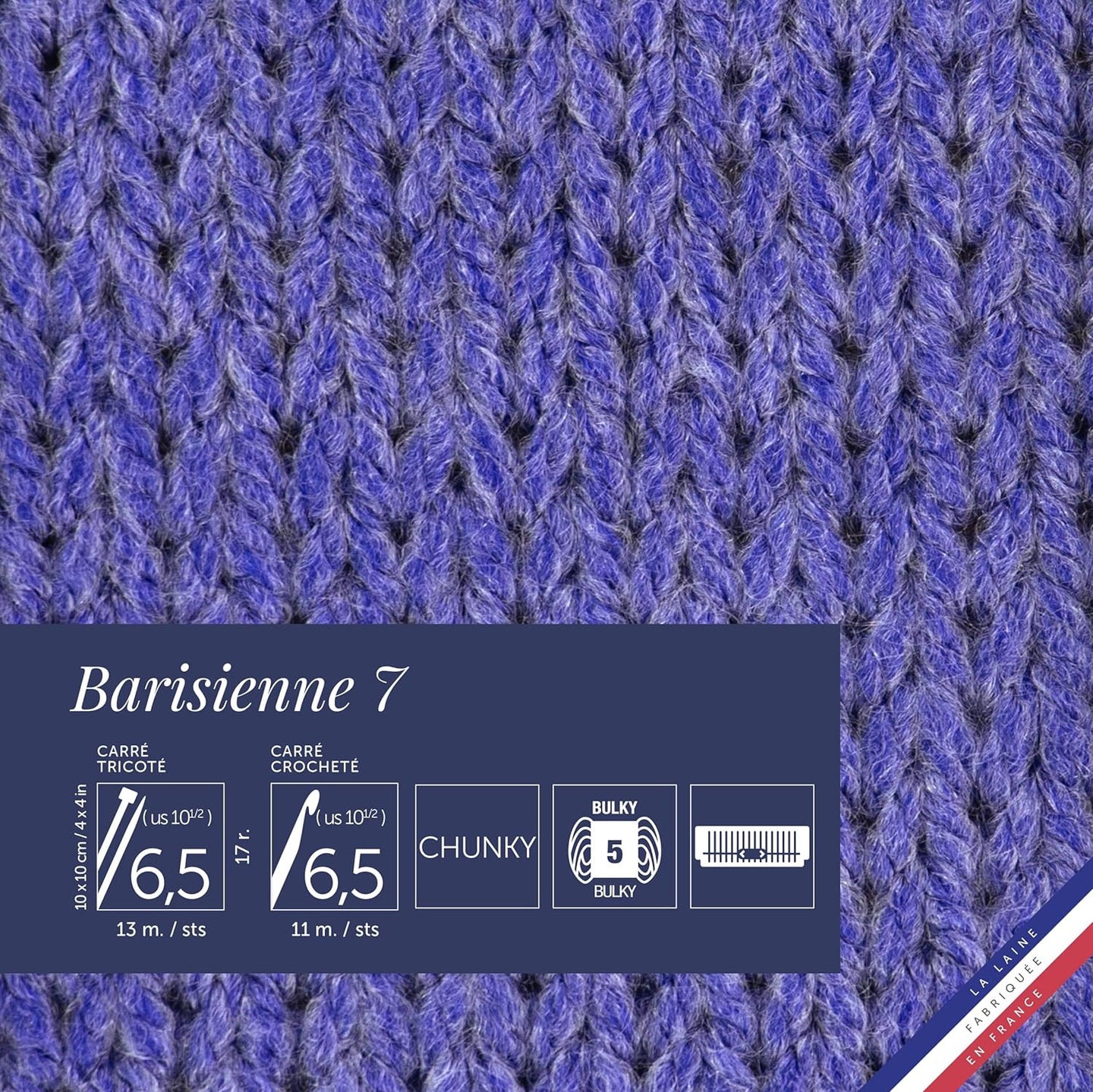 Pelote de laine - Océan blanc - 100% acrylique - Bergère de France - Barisienne 7