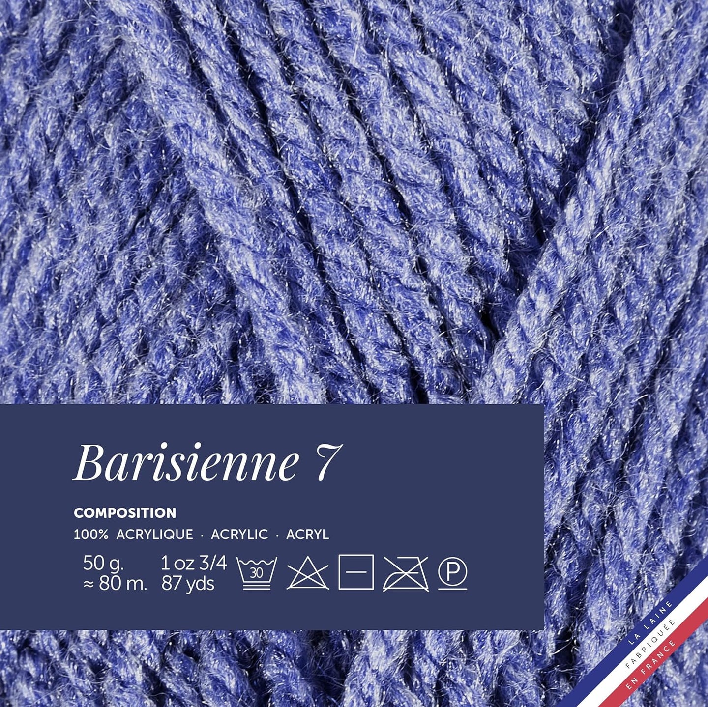 Pelote de laine - Océan blanc - 100% acrylique - Bergère de France - Barisienne 7