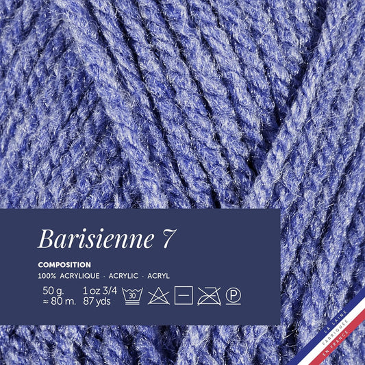 Pelote de laine - Océan blanc - 100% acrylique - Bergère de France - Barisienne 7