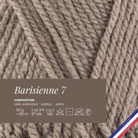 Pelote de laine - Stuc - 100% acrylique - Bergère de France - Barisienne 7