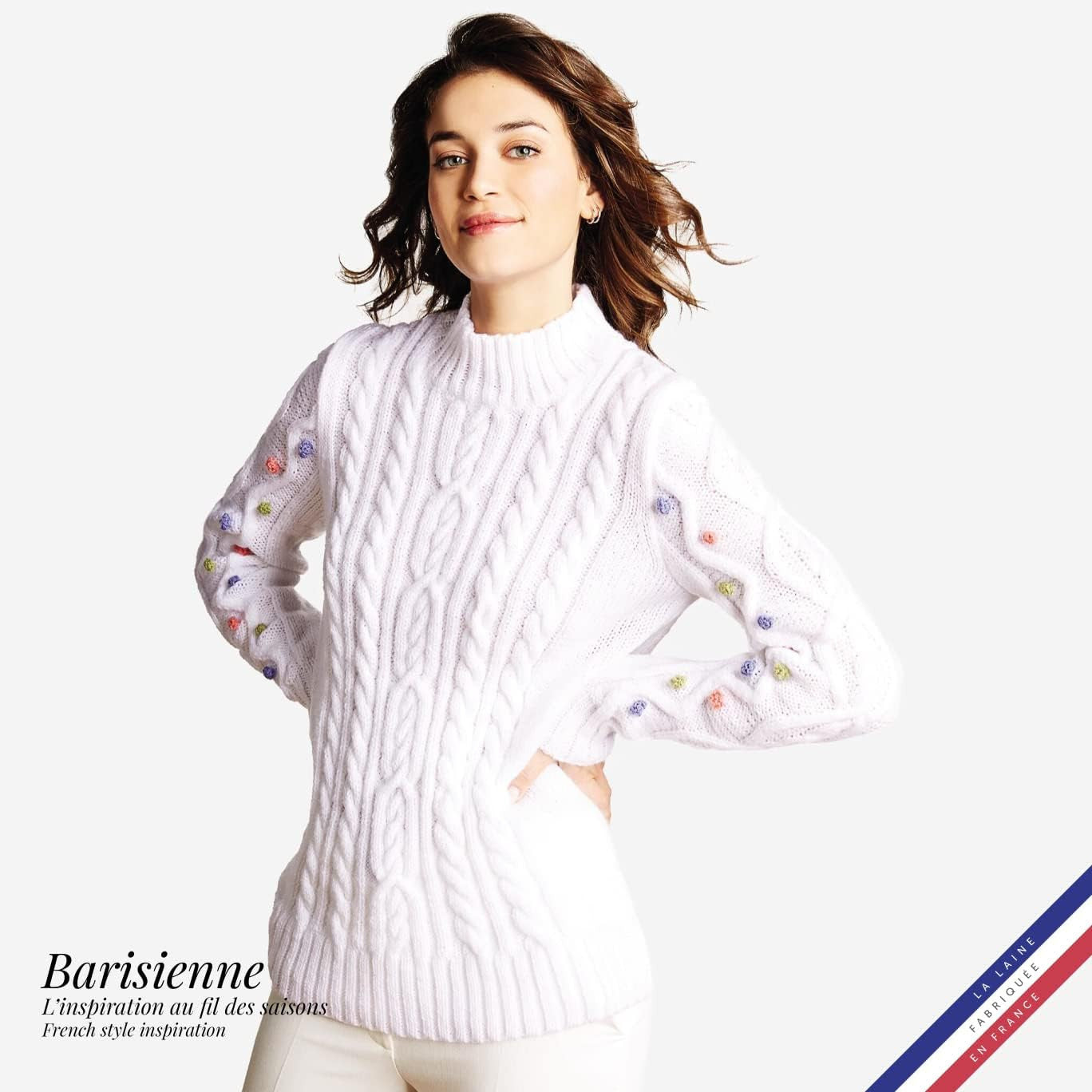 Pelote de laine - Mousse - 100% acrylique - Bergère de France - Barisienne