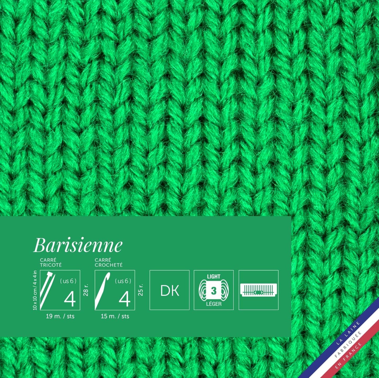 Pelote de laine - Prairie - 100% acrylique - Bergère de France - Barisienne