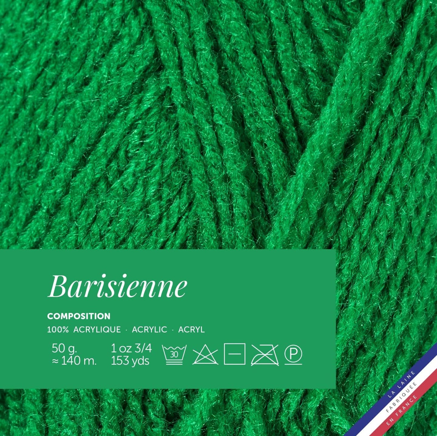 Pelote de laine - Prairie - 100% acrylique - Bergère de France - Barisienne