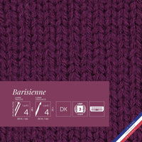Pelote de laine - Prune - 100% acrylique - Bergère de France - Barisienne