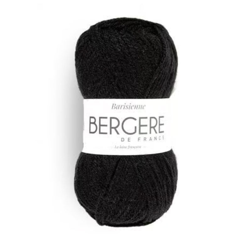 Pelote de laine - Réglisse - 100% acrylique - Bergère de France - Barisienne