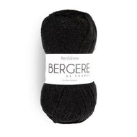 Pelote de laine - Réglisse - 100% acrylique - Bergère de France - Barisienne