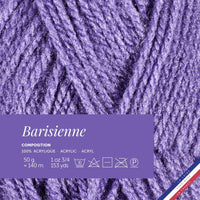 Pelote de laine - Violatin - 100% acrylique - Bergère de France - Barisienne