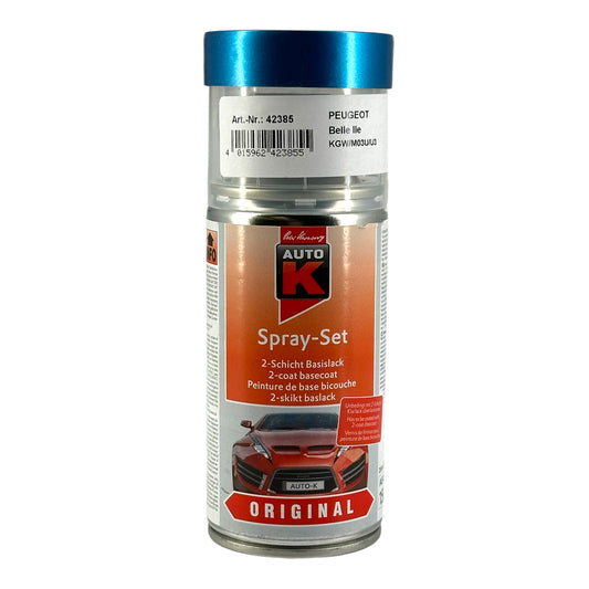 Bombe de peinture carrosserie - Peugeot - Belle île - KGW/M03U/U3 - 150 ml - Auto K