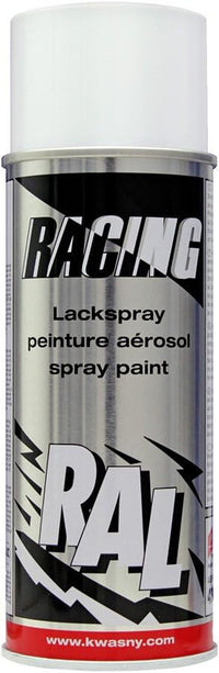 Bombe de peinture carrosserie voiture Racing RAL9010 blanc pur 400ml