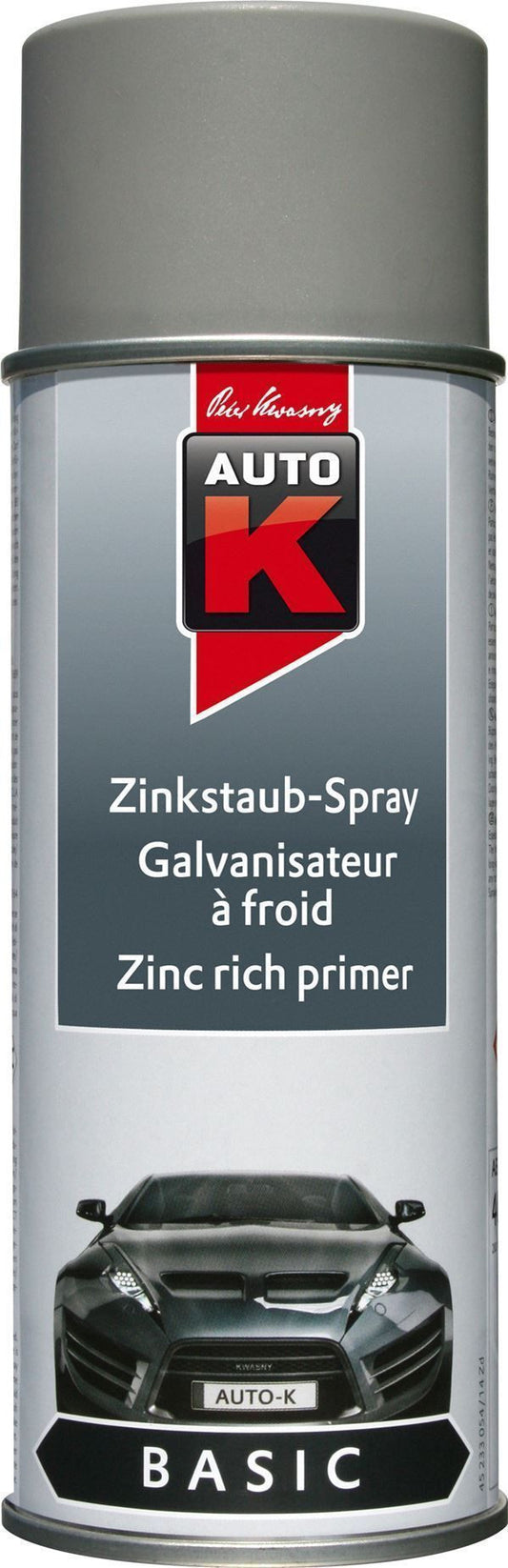 Bombe de peinture - Galvanisateur à froid - Gris - Antirouille - Auto K