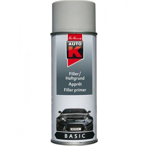 Bombe d'apprêt - Sous couche garnissant - Gris - 150ml - Auto K