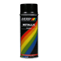 Bombe de peinture  - noir métallisé - Motip