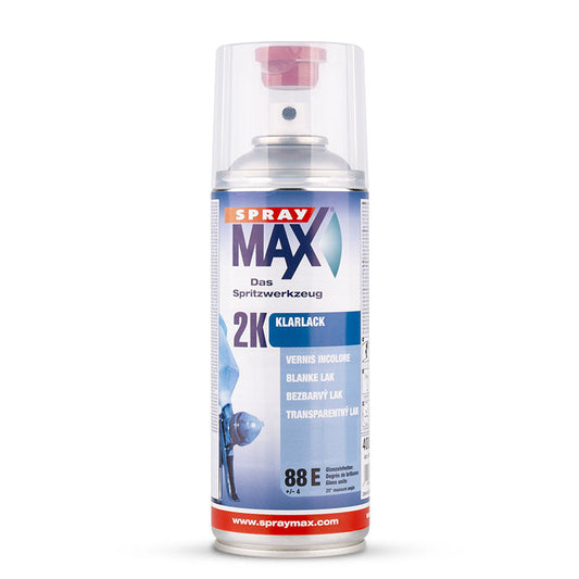 Bombe de vernis de finition - Automobile - Brillant - 2K Spray max - 400ml