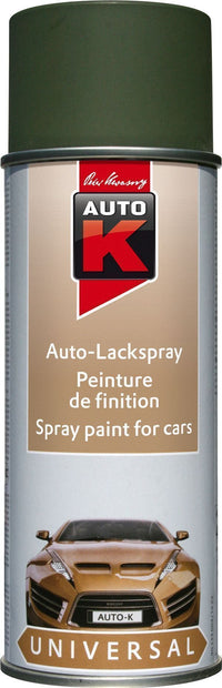 Bombe de peinture - Vert olive nato - RAL 6031 - Carrosserie - Auto - Moto - Auto K