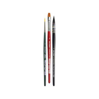 Pinceaux - Aquarelle - Pour faire des motifs floraux - Lavis, rond et plat - Da Vinci