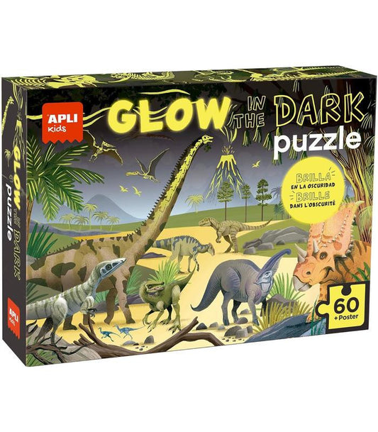 Puzzle - Enfant - 60 pièces - Les dinosaures - Apli Kids