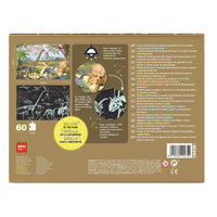 Puzzle - Enfant - 60 pièces - Les dinosaures - Apli Kids