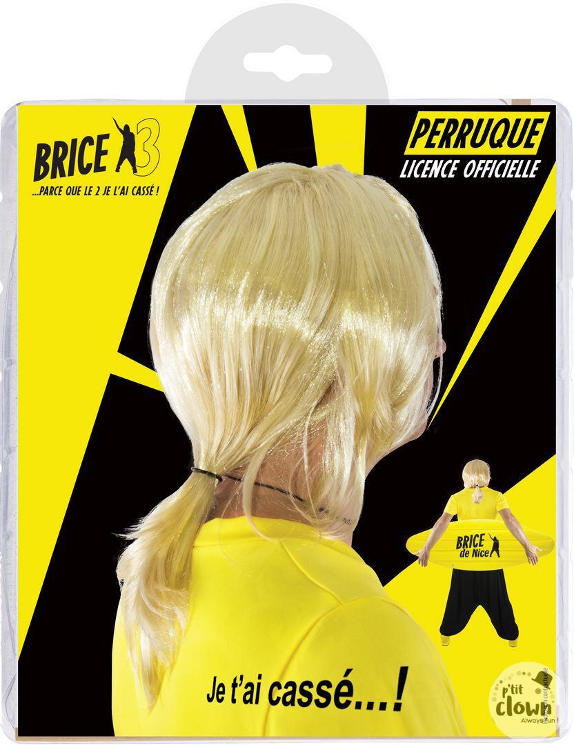 Perruque - Blond - Brice de Nice - Déguisement - Taille unique - Adulte