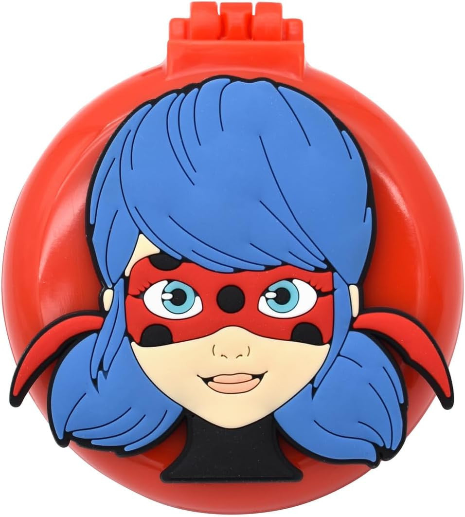 Petite brosse à cheveux - Miroir inclus - Enfant - Miraculous Ladybug