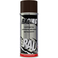Bombe de peinture carrosserie voiture Racing RAL8017 brun chocolat 400ml