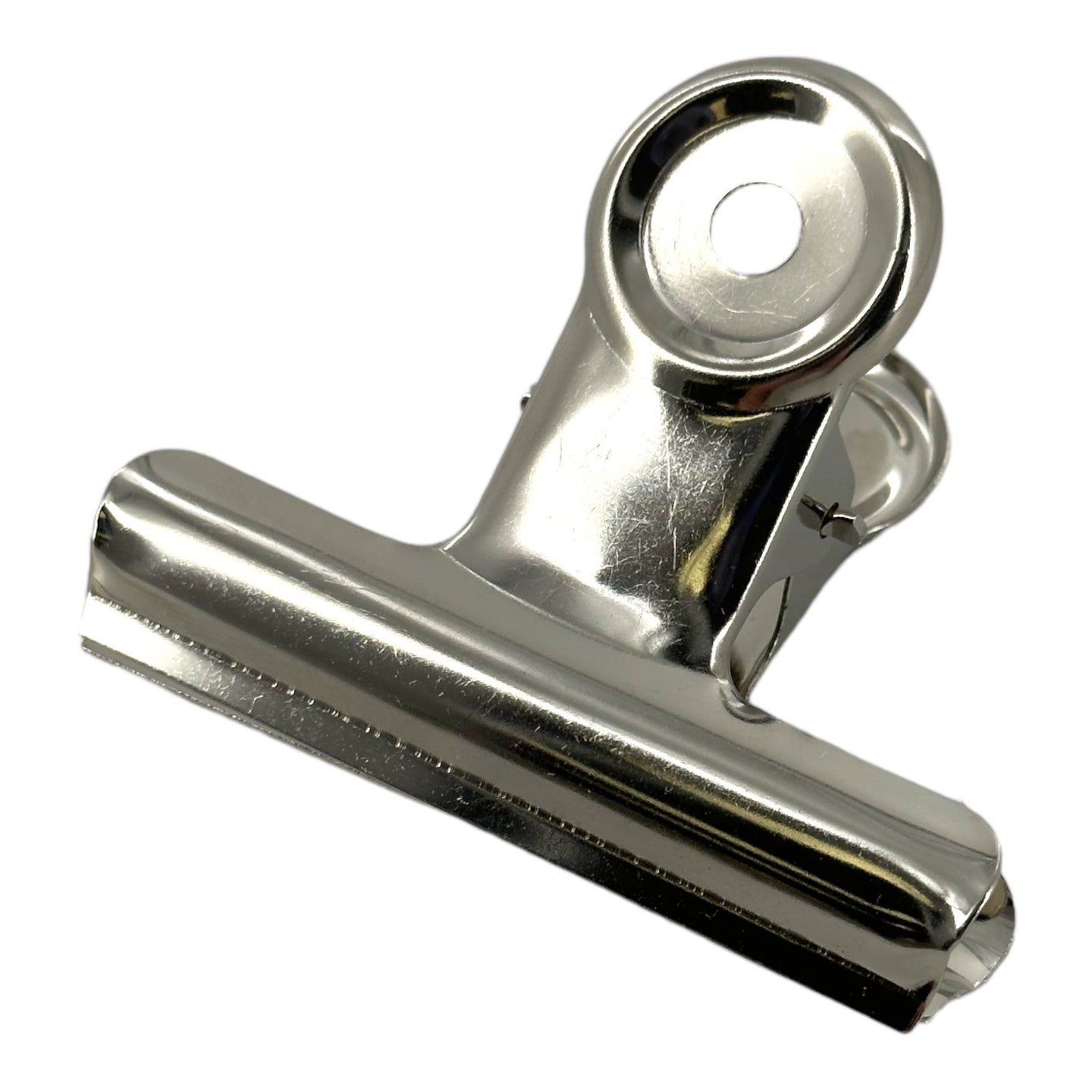 Pinces à dessin - Métal - Chrome - Largeur 63mm - Boîte de 40 pièces