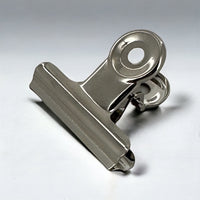 Pinces à dessin - Métal - Chrome - Largeur 38mm - Boîte de 72 pièces
